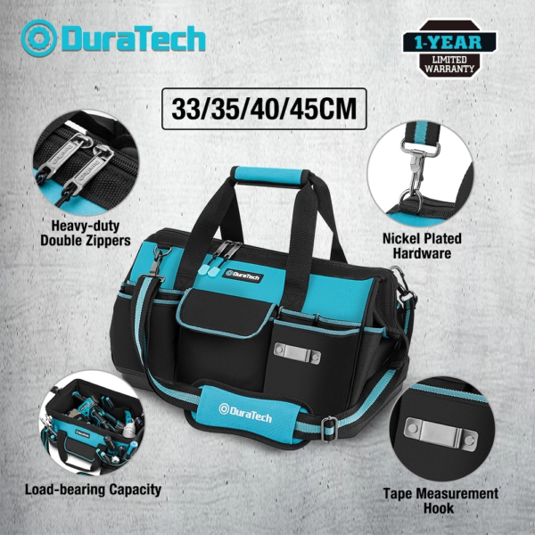 Duratech 13/14/16/18 Inches Tool Bag Travel Bag Multifunctional Bags Waterproof Box Tool Storage for Tools Hardware
